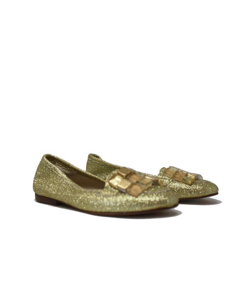 Pokemaoke Mocassino Glitter Oro Offerta settimanale
