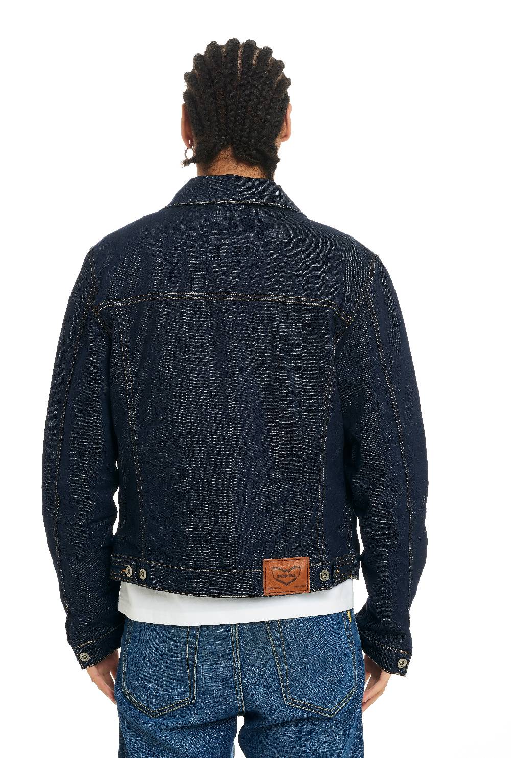 Pop84 Giubbino jeans lavaggio scuro In Linea