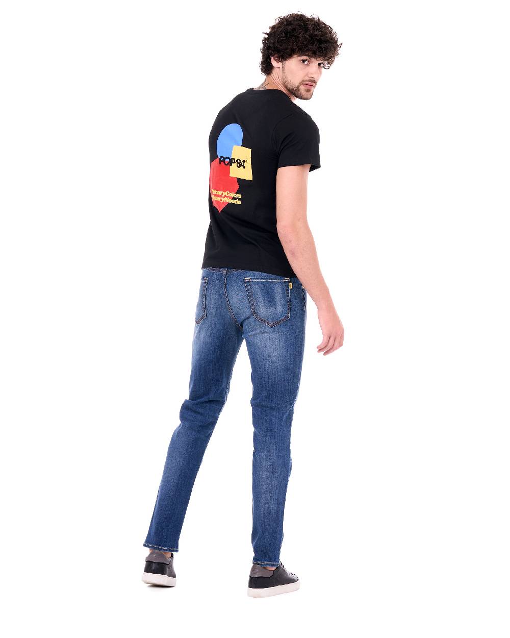 Pop84 T-shirt POP84 'Primary Colors Primary Needs' In Saldo
