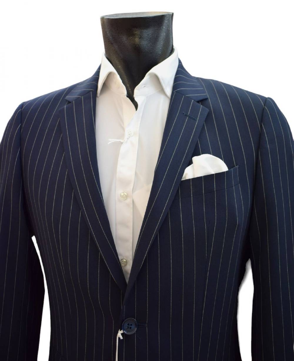 Digel Move Abito blu gessato digel in lana marzotto extra slim fit Prezzo di fabbrica
