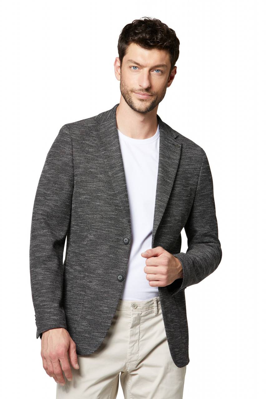 Digel Giacca in jersey grigia digel drop sei modern fit Promozione Limitata