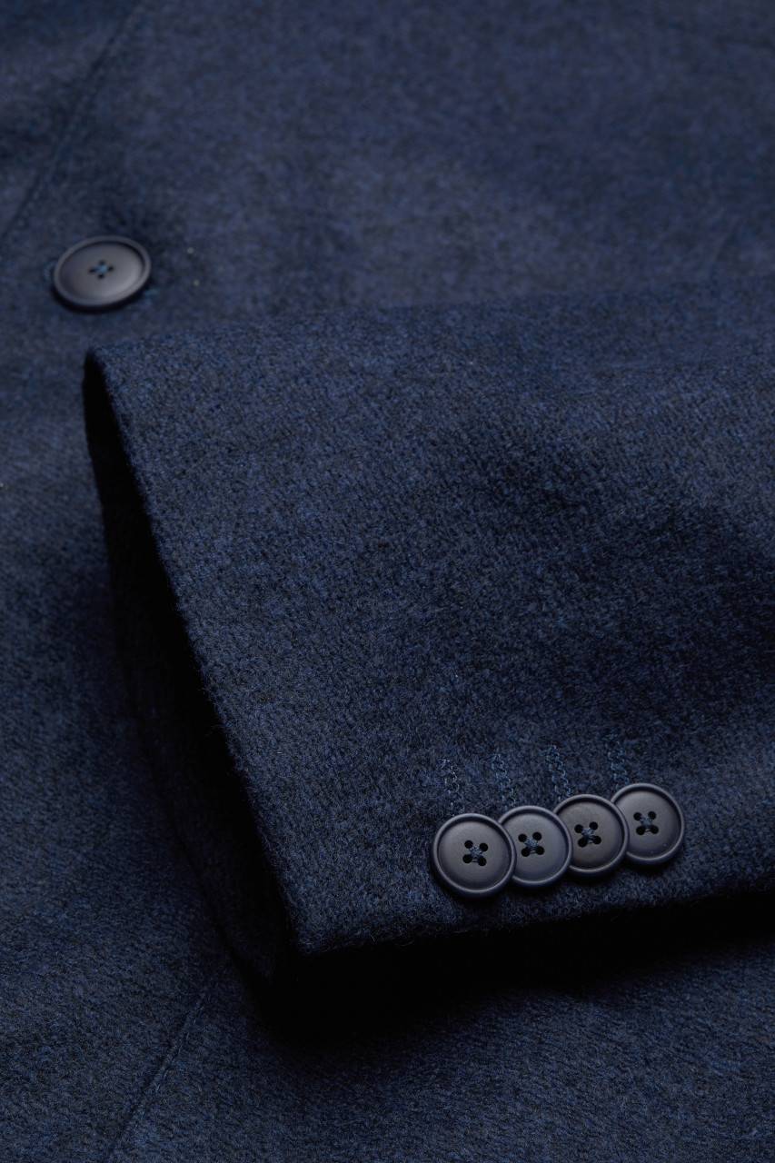 Digel Giacca blu in jersey digel collo coreana modern fit ACQUISTA ORA