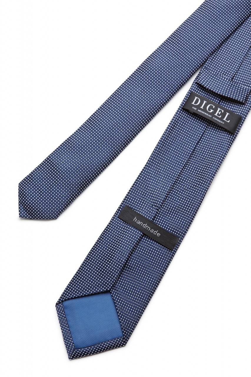 Digel Cravatta elegante digel blu in seta pura In Linea