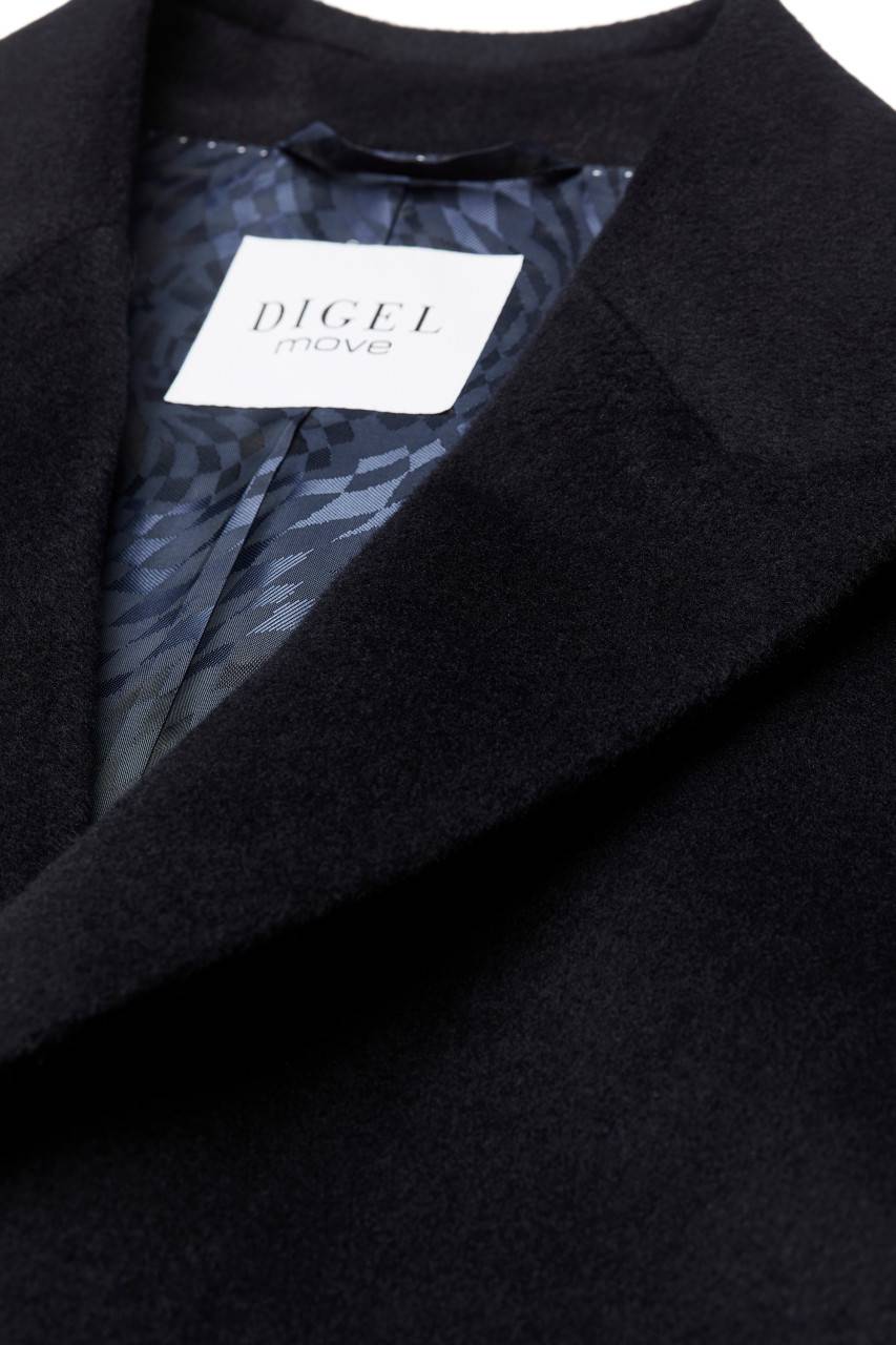 Digel Cappotto digel blu slim fit in misto cashmere Soddisfazione Garantita