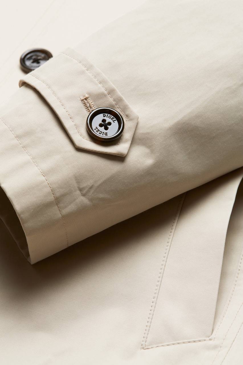 Digel Impermeabile trench beige digel modern fit Fino Al -60%