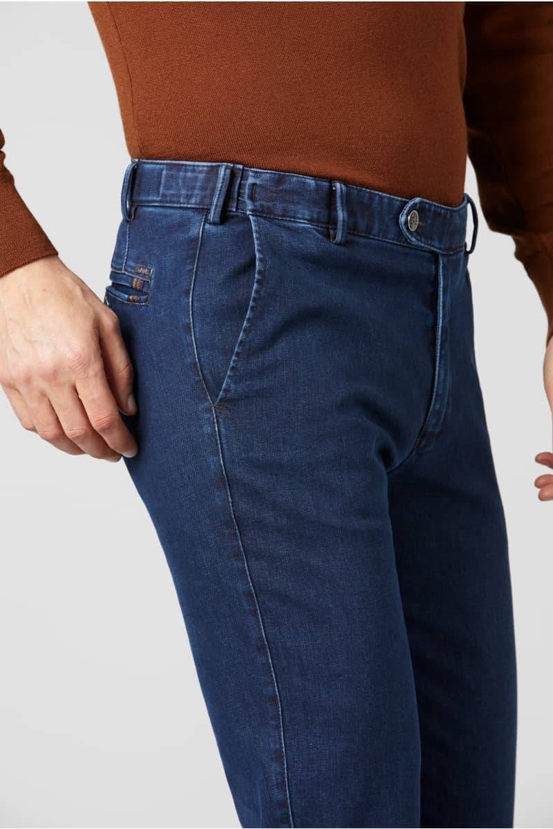 Meyer Pantalone in denim flex meyer blu stone modern fit Spedizione Gratuita