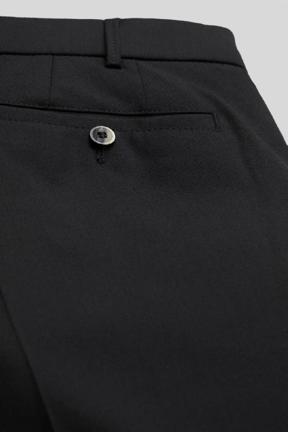 Meyer Pantalone meyer nero in premium soft twill comfort fit Nuova