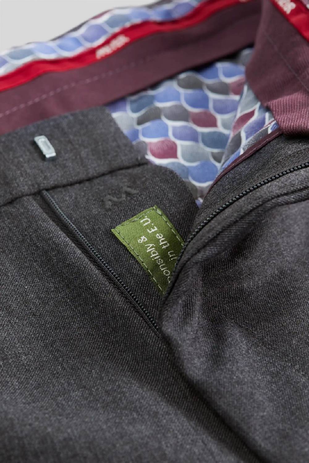 Meyer Pantalone meyer grigio medio in premium soft twill comfort fit Moda