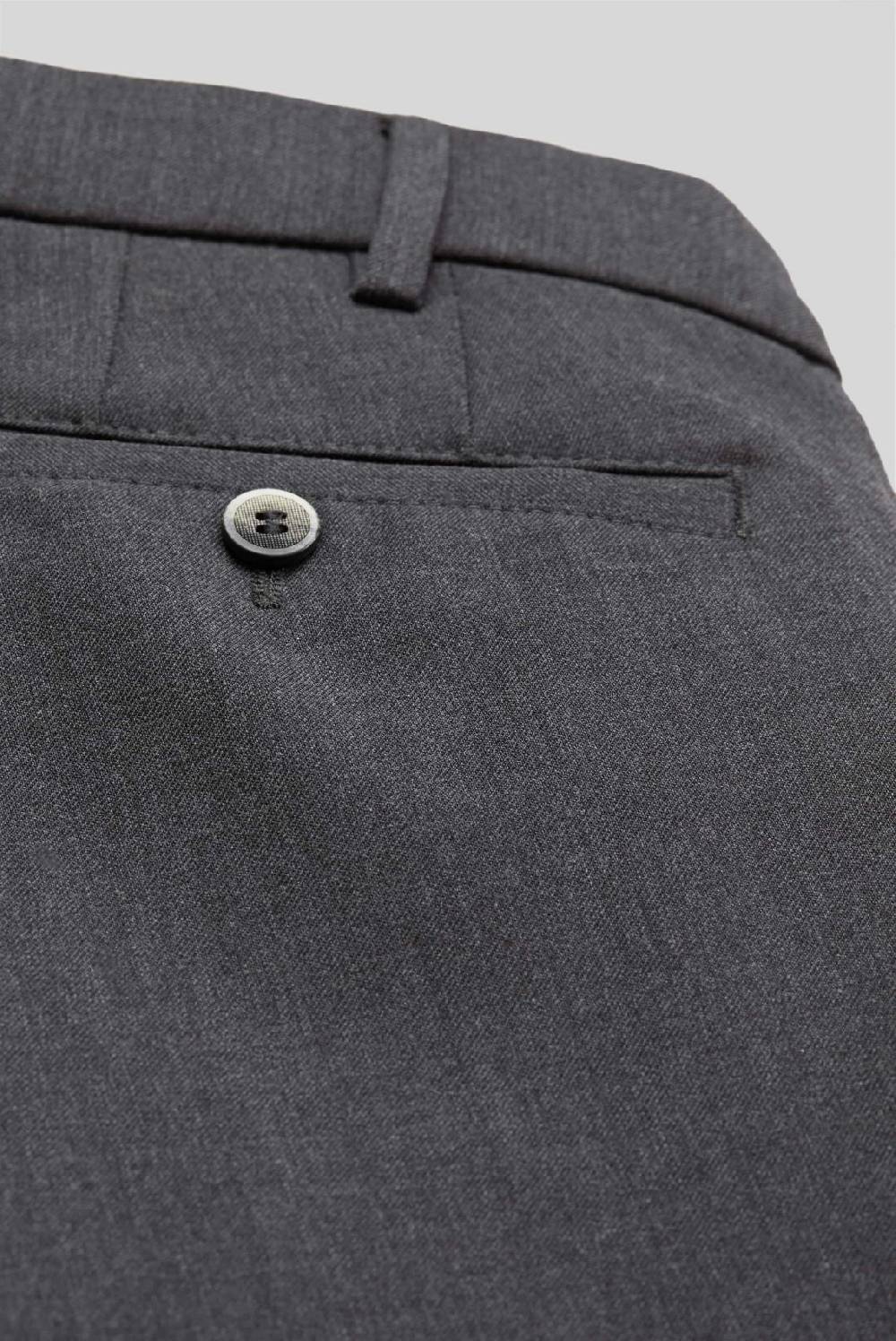 Meyer Pantalone meyer grigio medio in premium soft twill comfort fit Moda