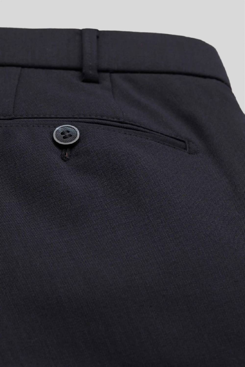 Meyer Pantalone meyer blu in twill teflon stretch Promozione Limitata