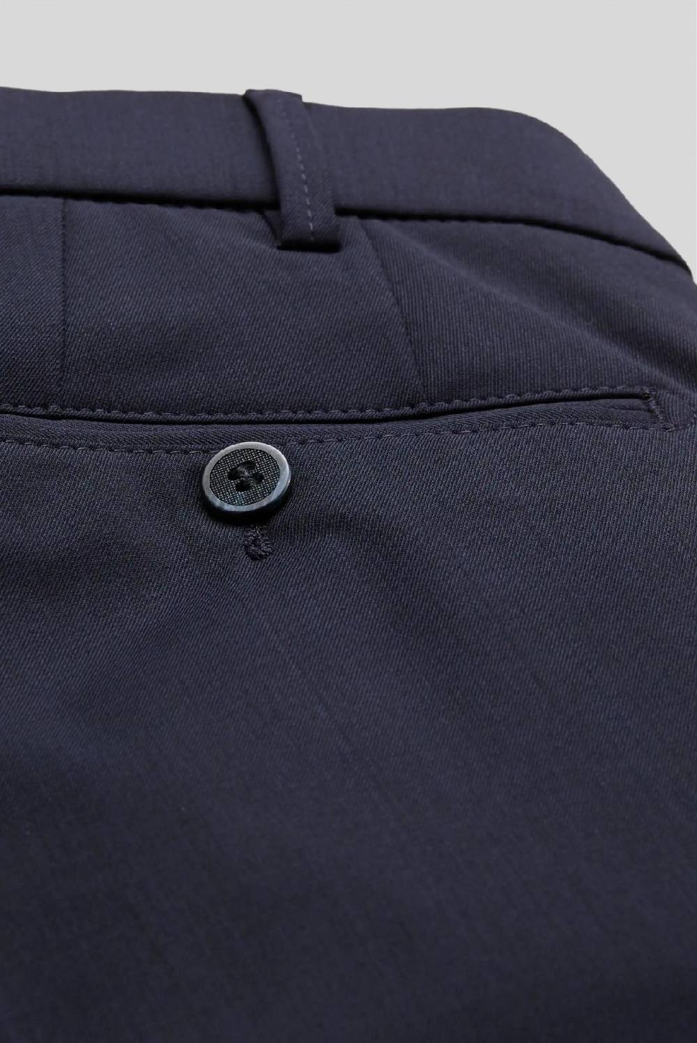 Meyer Pantalone blu meyer travel twill modern fit Vendita