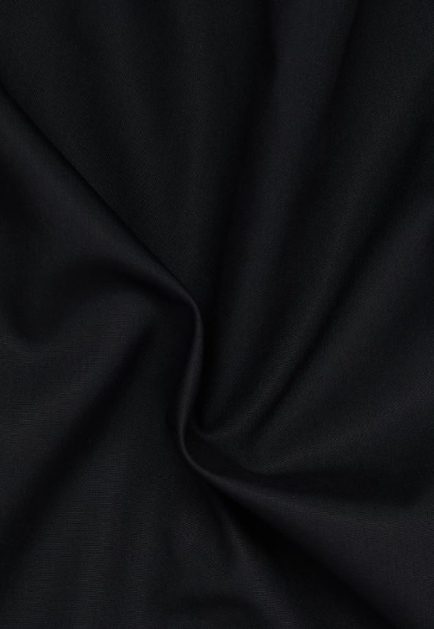 Eterna Camicia nera eterna comfort fit in popeline no stiro Negozi Online