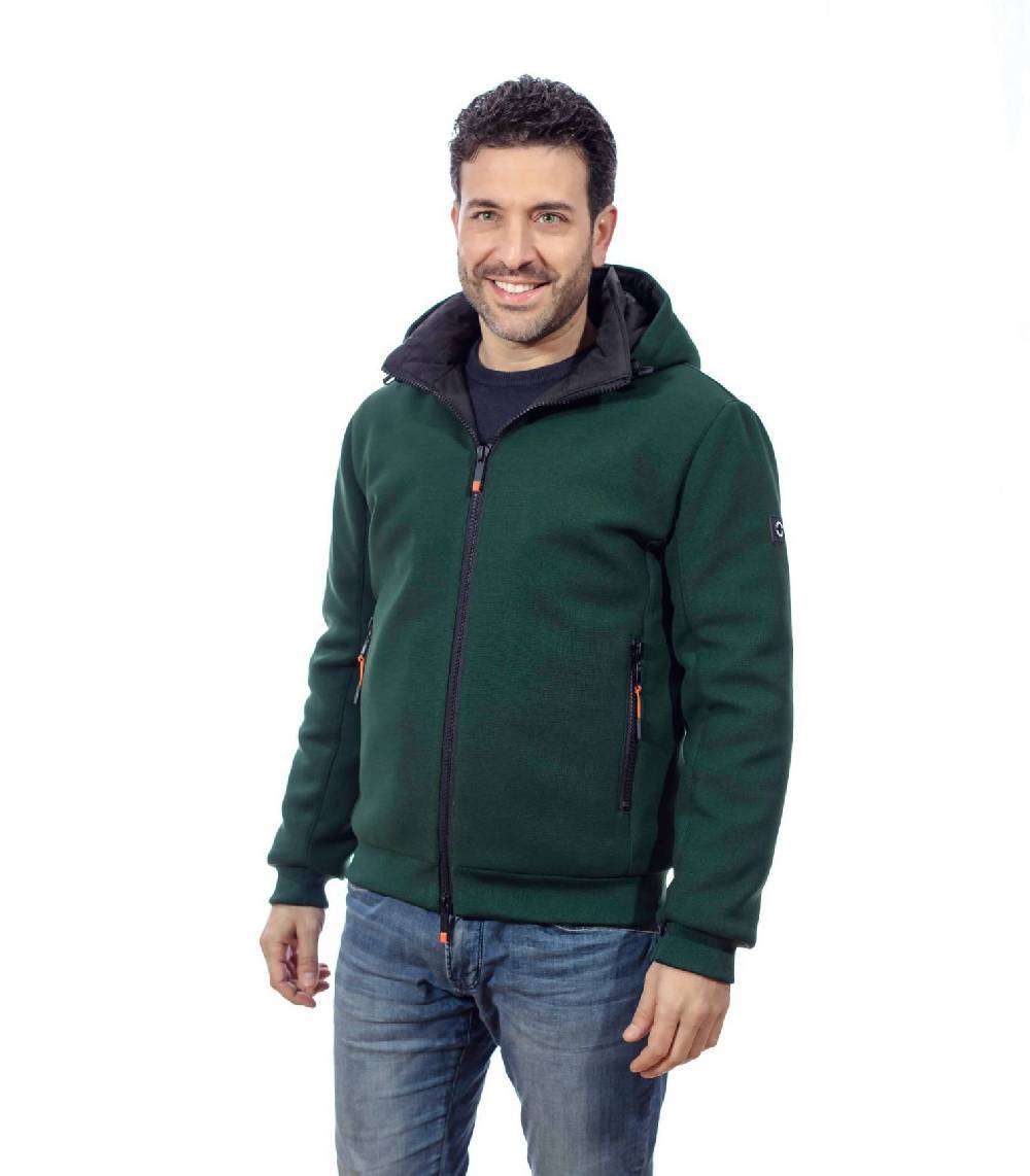 Adimari Giubbino verde adimari con cappuccio I Più Venduti