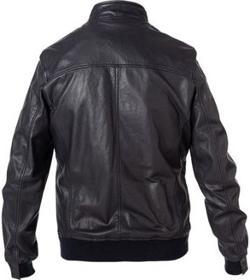 Milestone Giubbino bomber blu milestone in nappa di agnello 2025