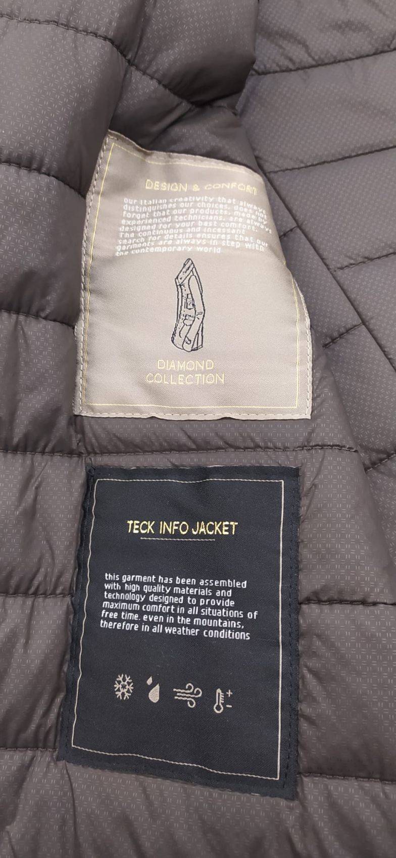 Adimari Trench impermeabile imbottito corda con pettorina anti vento staccabile In Linea