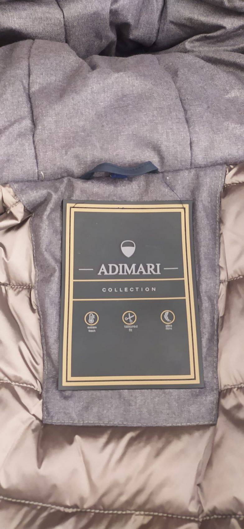 Adimari Giaccone blu adimari imbottito in eco piuma Qualità