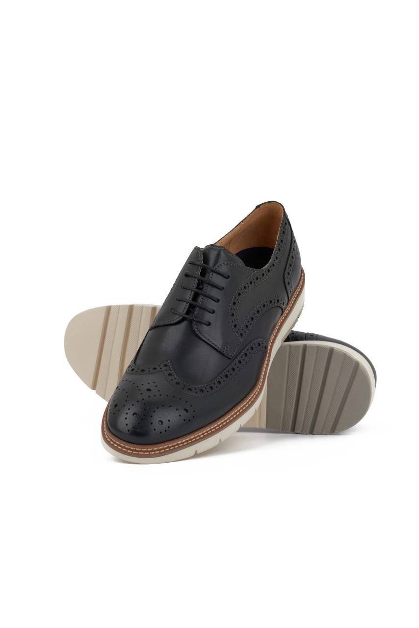 Digel Scarpa francesina all'inglese nera digel fondo gomma Fino Al -60%
