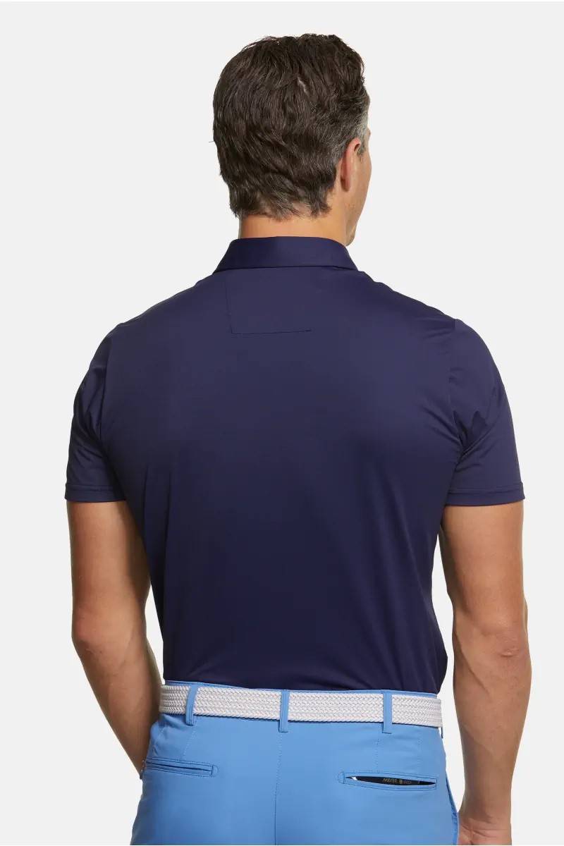 Meyer Polo meyer blu marine tessuto performante tecnico Nuova