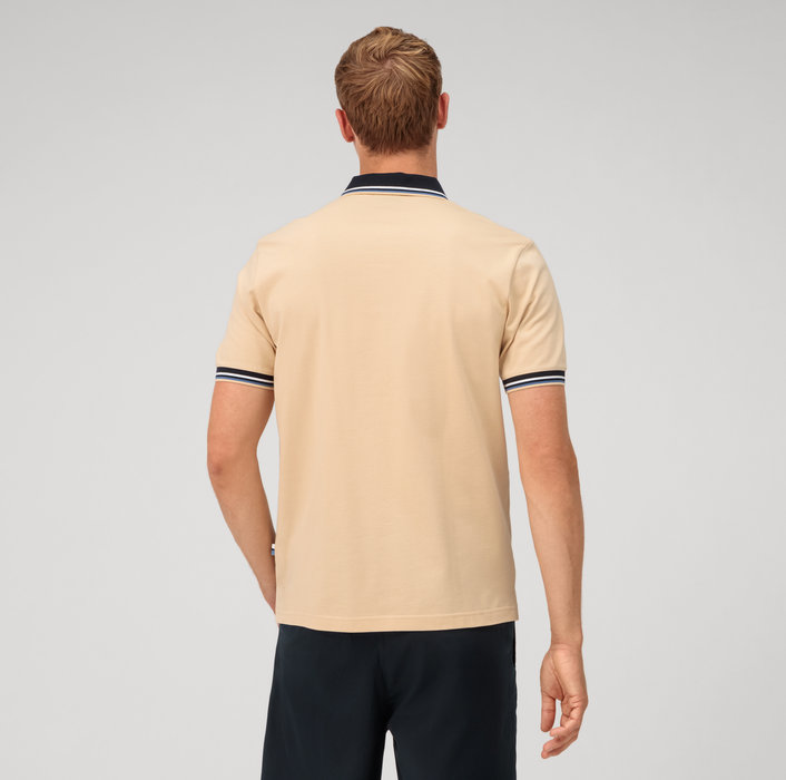 Olymp Polo beige naturale olymp regular fit cotone piqué In Linea