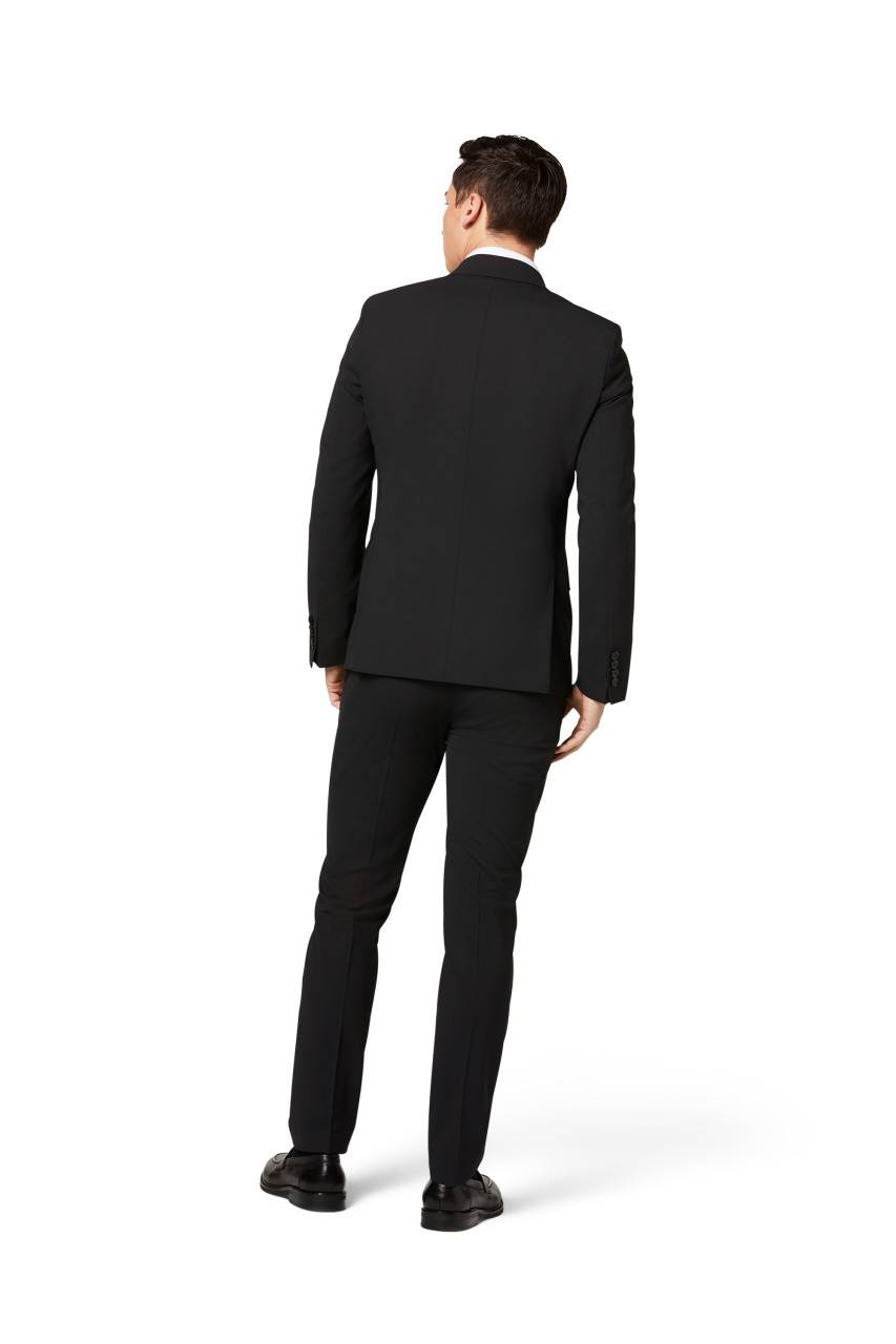 Digel Abito nero digel slim fit doppiopetto misto lana bi-stretch Enormi risparmi
