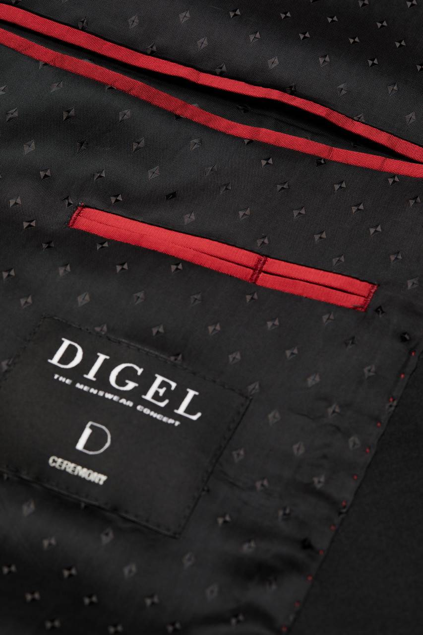Digel Smoking da gala digel regular fit fresco lana super 100's Qualità Garantita