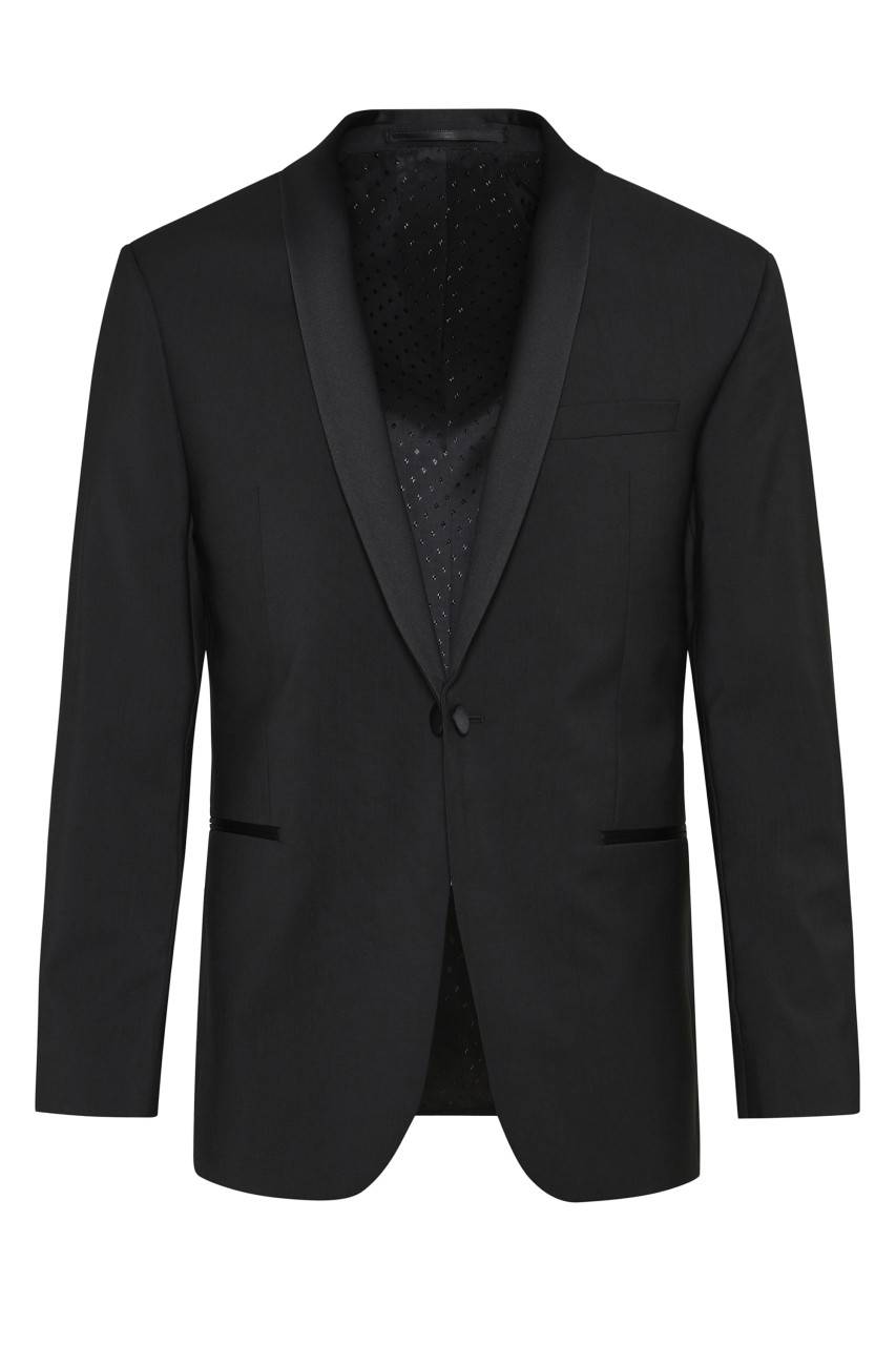 Digel Smoking nero da gala digel slim fit in fresco lana natural stretch ACQUISTA ORA