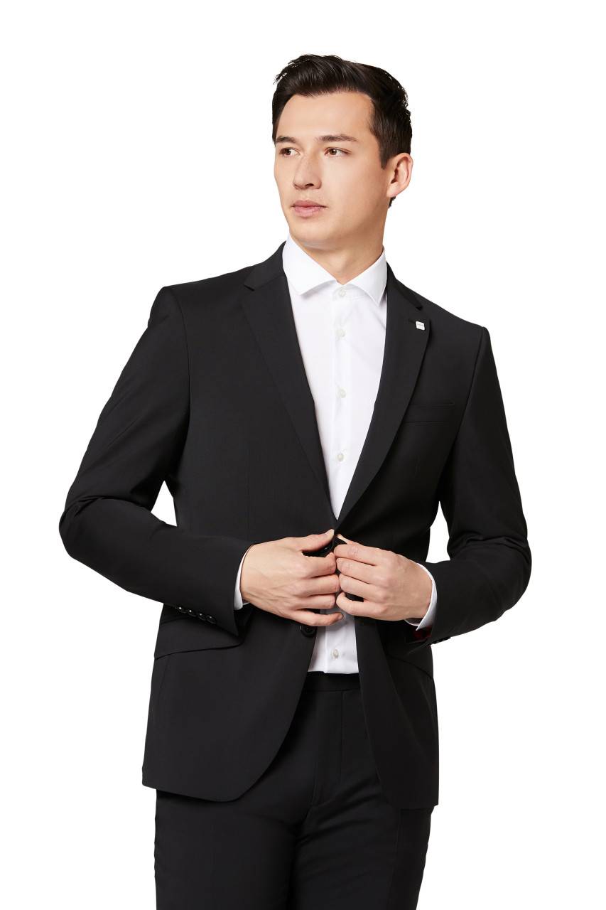 Digel Abito digel drop quattro corto slim fit nero lana marzotto super 100's In Vendita