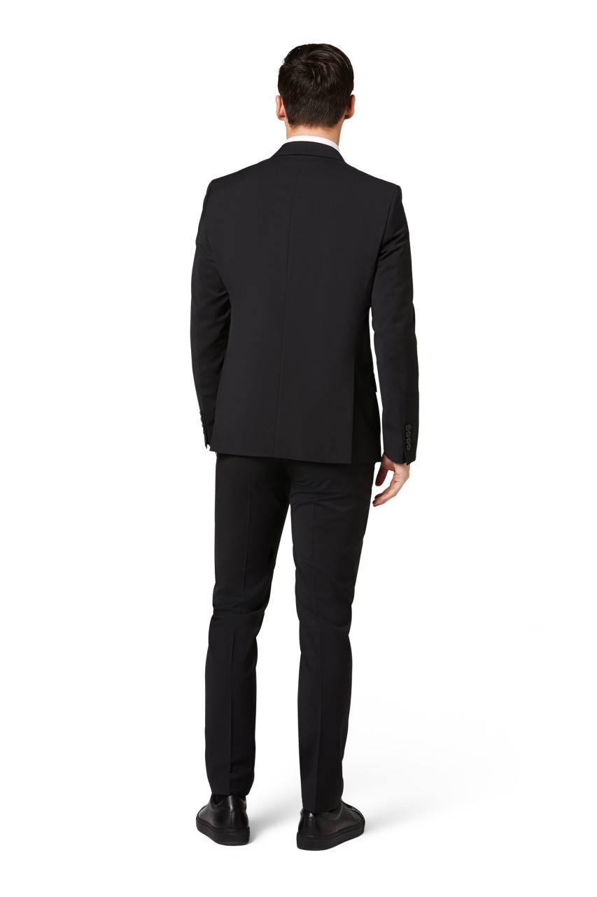 Digel Abito digel drop quattro corto slim fit nero lana marzotto super 100's In Vendita