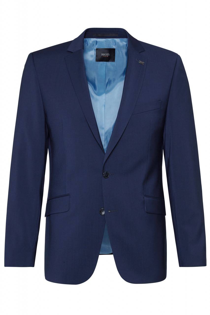 Digel Abito digel slim fit blu napoli lana marzotto super 100's Offerte