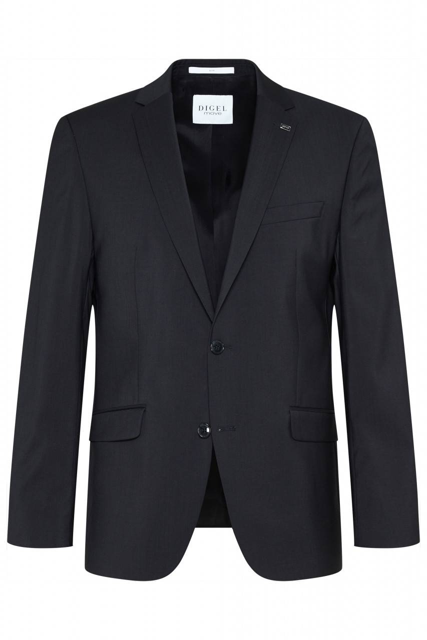 Digel Abito digel slim fit blu scuro lana marzotto super 100's Vendita Calda
