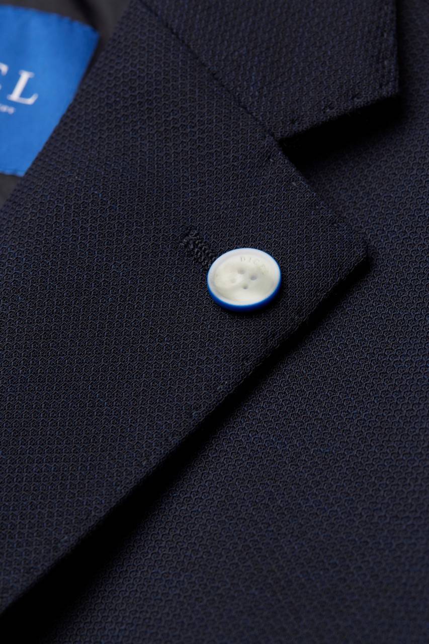 Digel Giacca blazer blu digel sfoderato drop quattro corto Moda