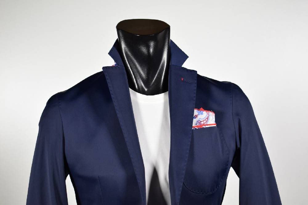 Falko Rosso Giacca slim fit in cotone elasticizzato falko rosso made in italy Consegna Veloce