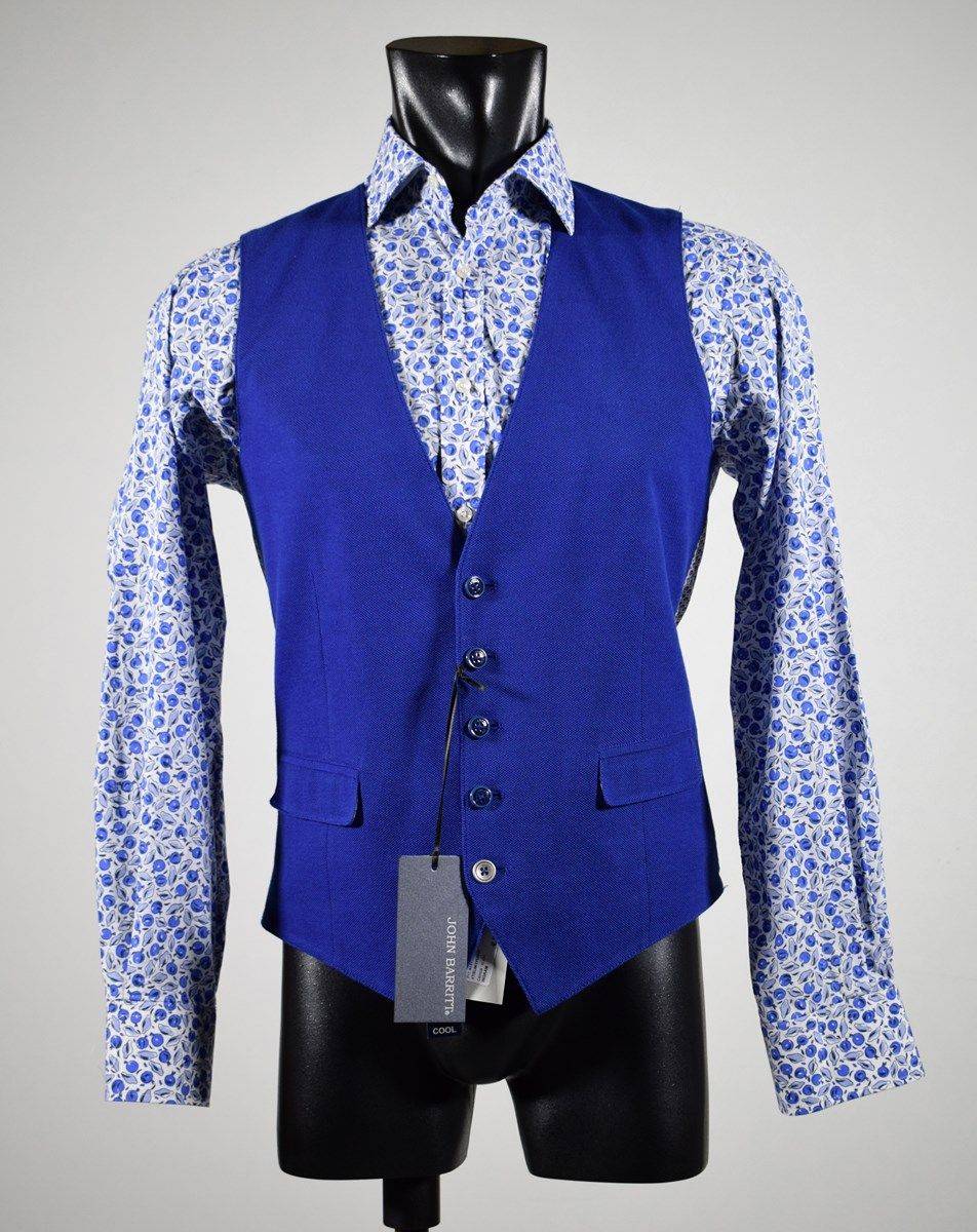 John Barritt Gilet azzurro john barritt in puro cotone Fino Al -60%