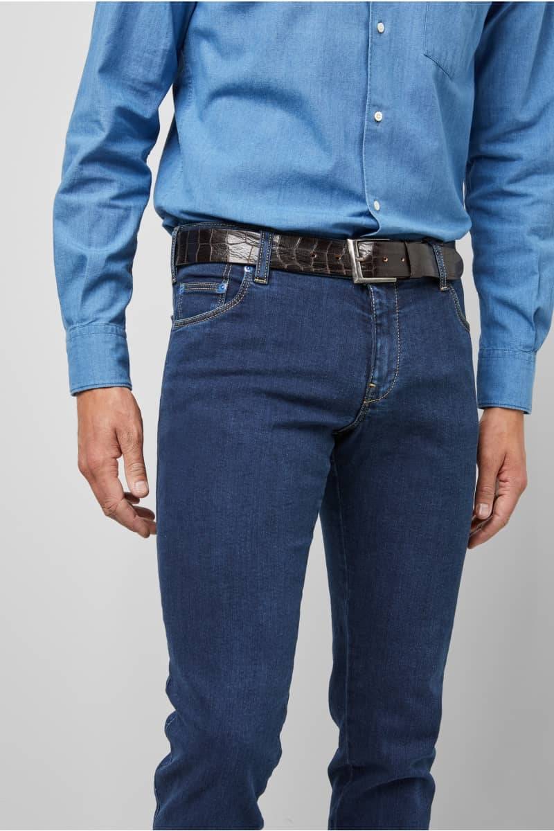 Meyer Jeans blu super slim fit stretch m5 by meyer Outlet