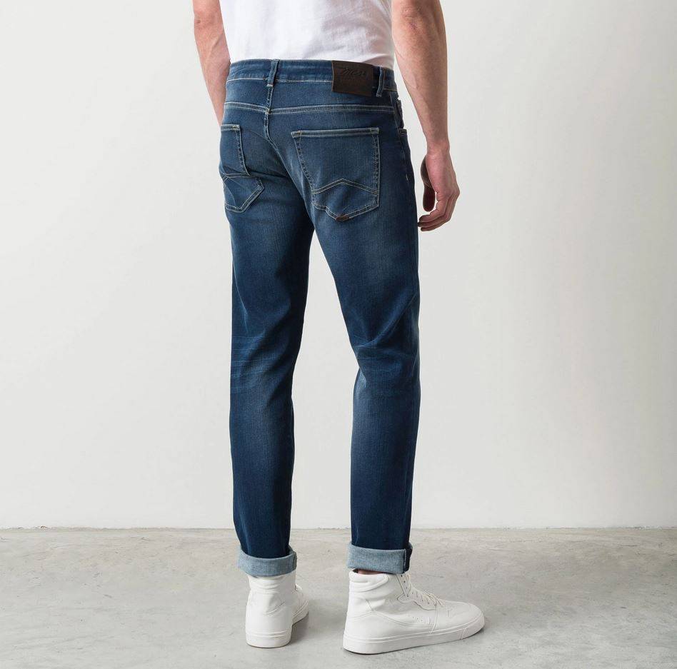 MCS Jeans mcs slim fit super stretch demim lavaggio medio Italy