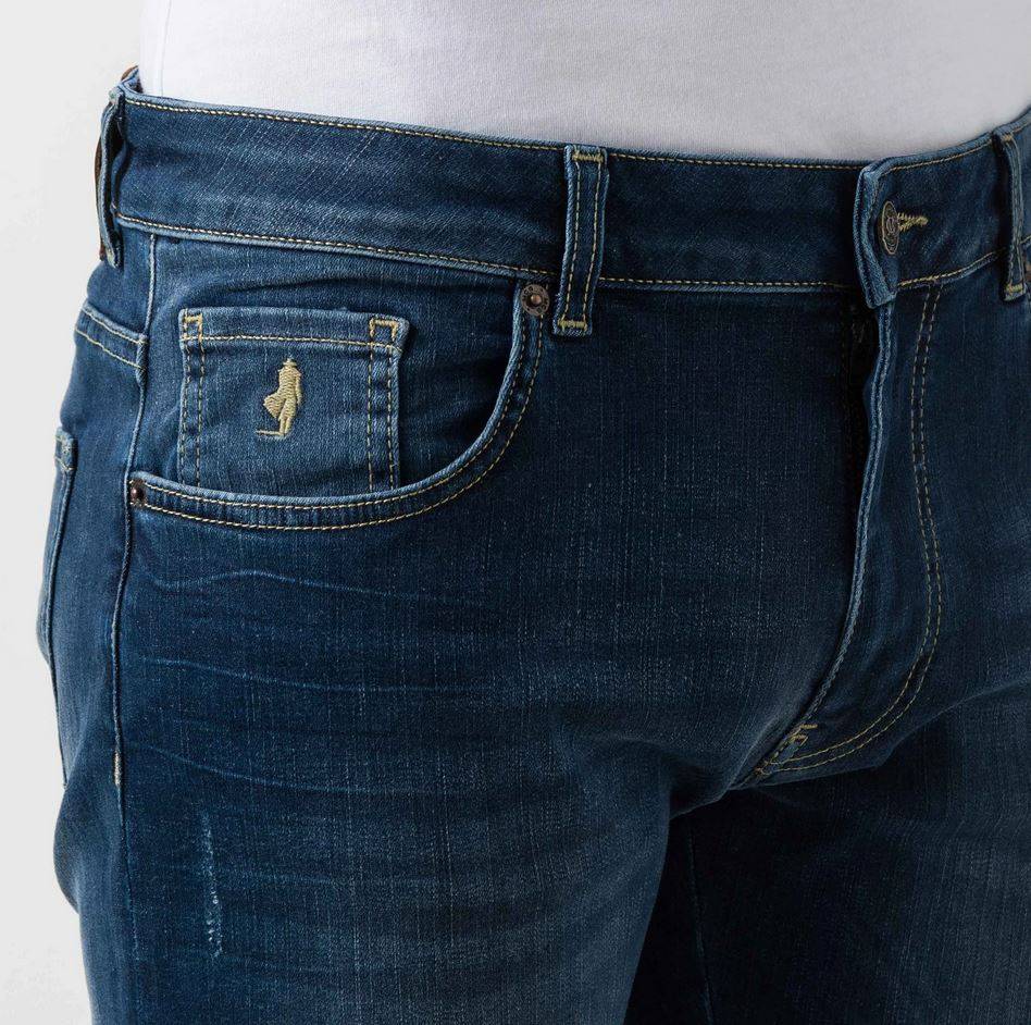MCS Jeans mcs slim fit super stretch demim lavaggio medio Italy