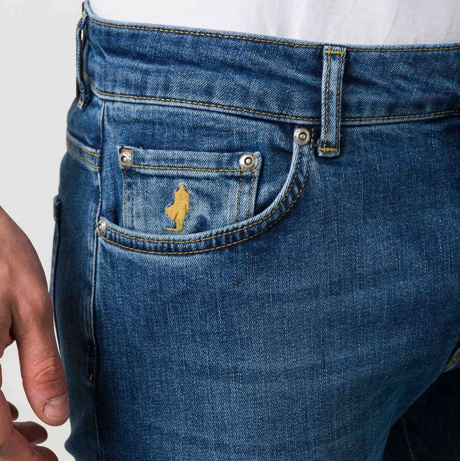 MCS Jeans mcs regular fit denim stretch lavaggio medio Shopping online