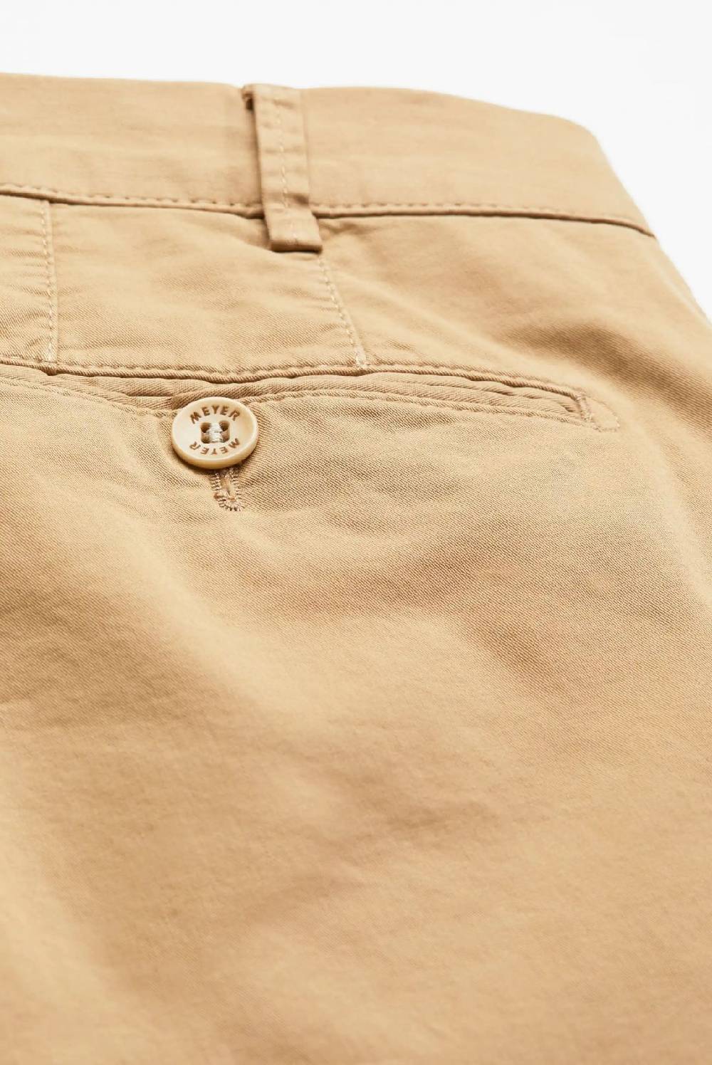 Meyer Pantalone color cammello meyer cotone bio stretch modern fit Soddisfazione Garantita