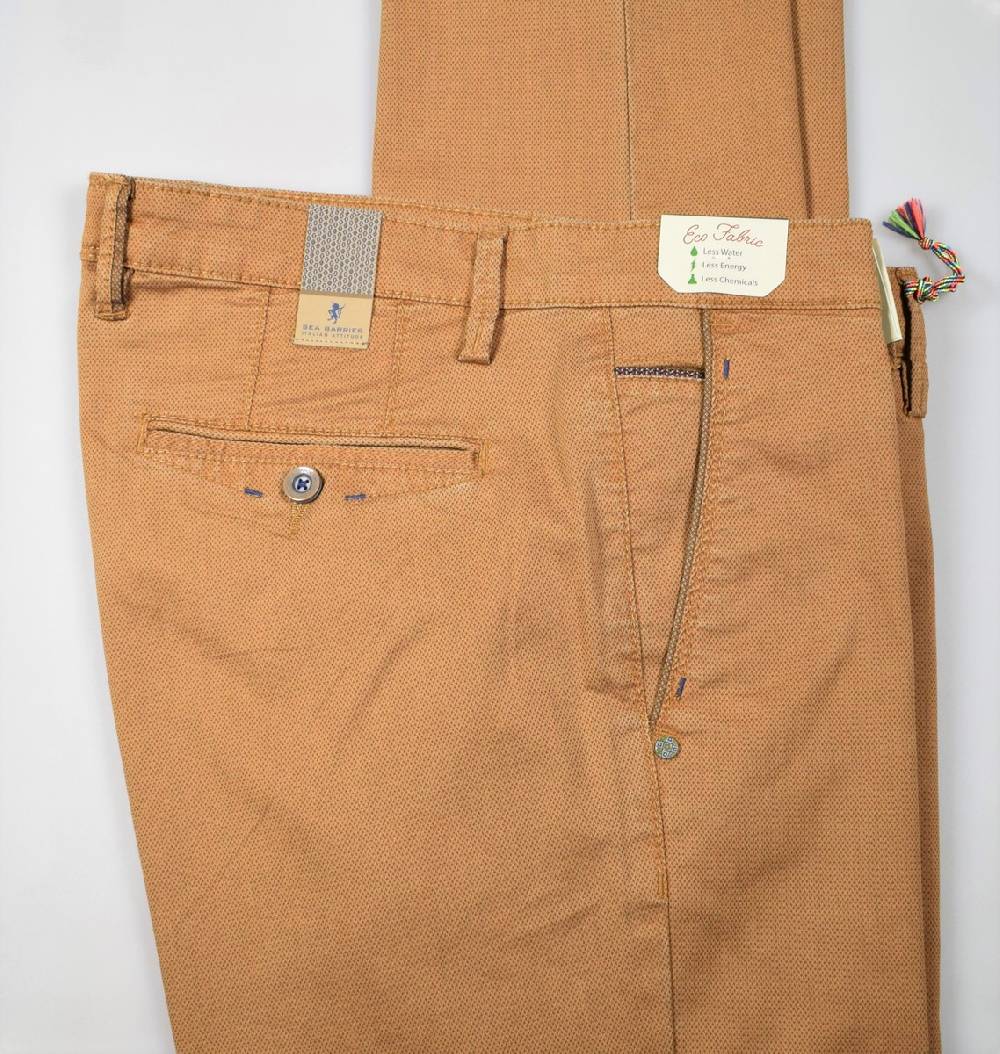 Sea Barrier Pantalone sea barrier color tabacco cotone nido d'ape stretch