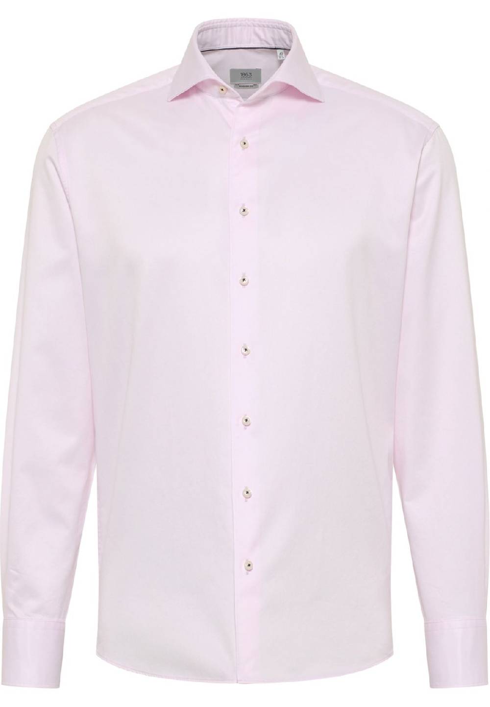 Eterna Camicia rosa eterna cotone twill ritorto modern fit Sconti questo mese