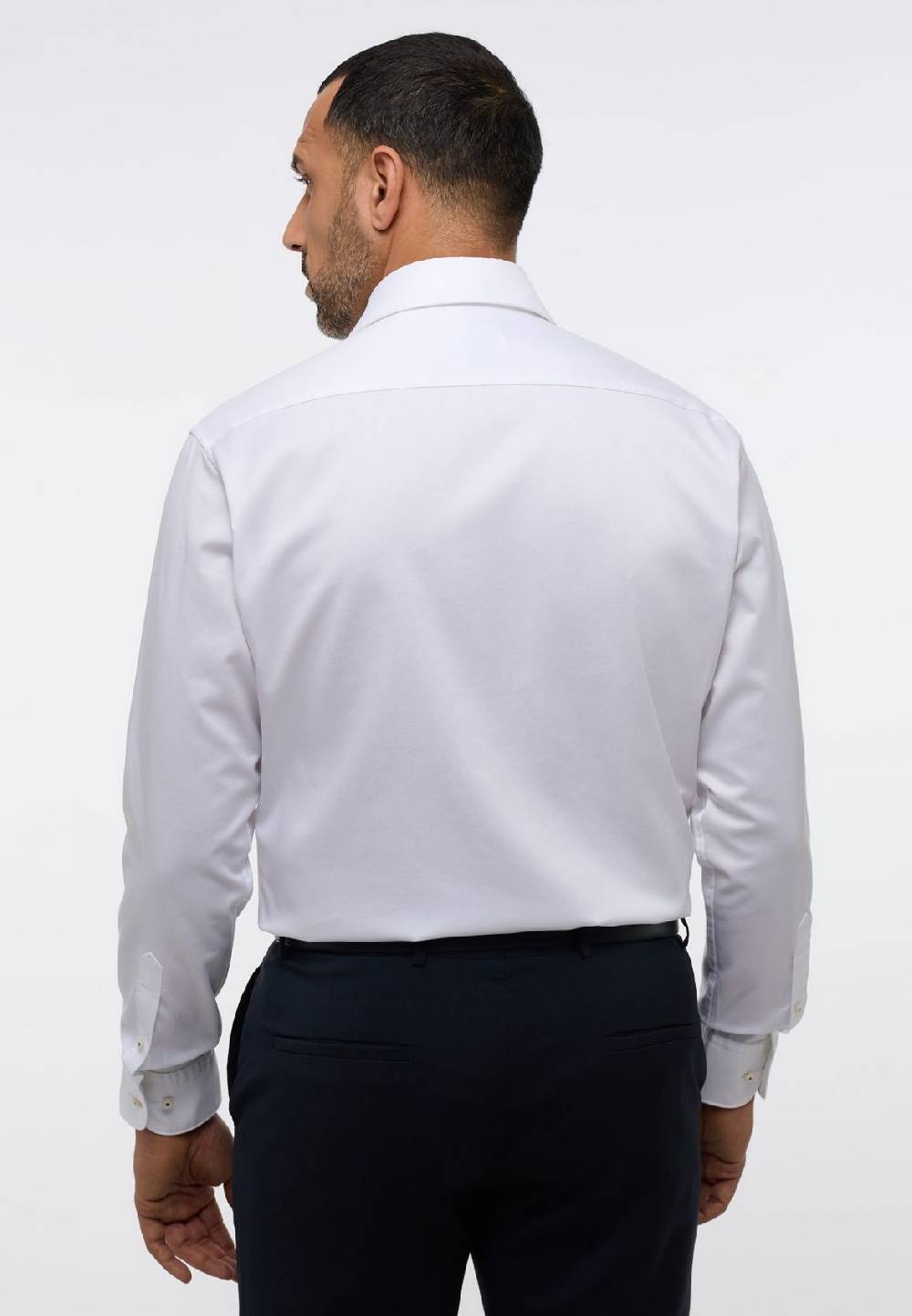 Eterna Camicia bianca eterna cotone twill ritorto modern fit Italia