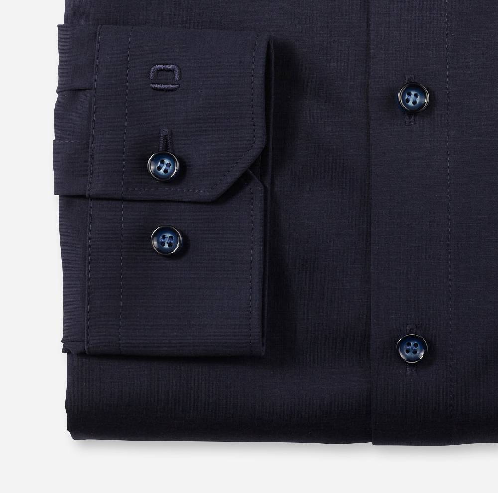 Olymp Camicia olymp blu scuro in jersey super slim fit Qualità Garantita