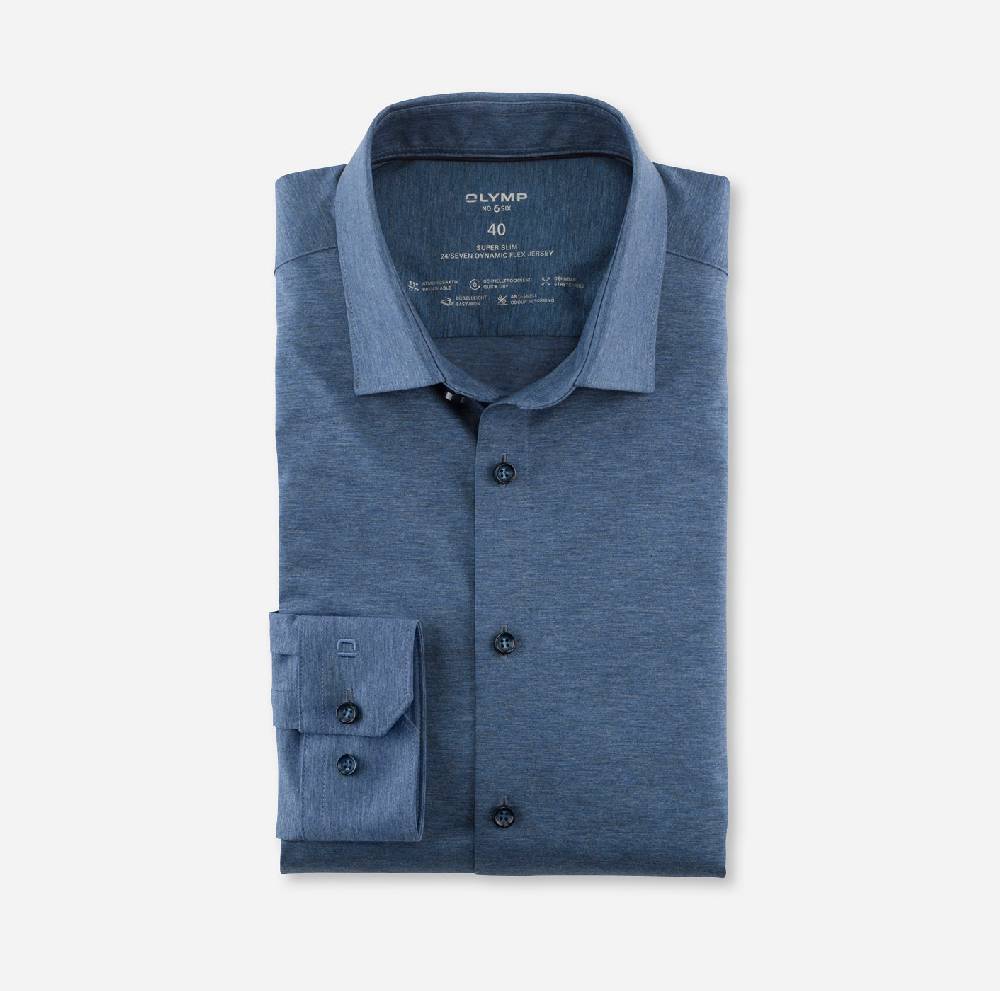 Olymp Camicia olymp azzurra in jersey super slim fit Negozi Online