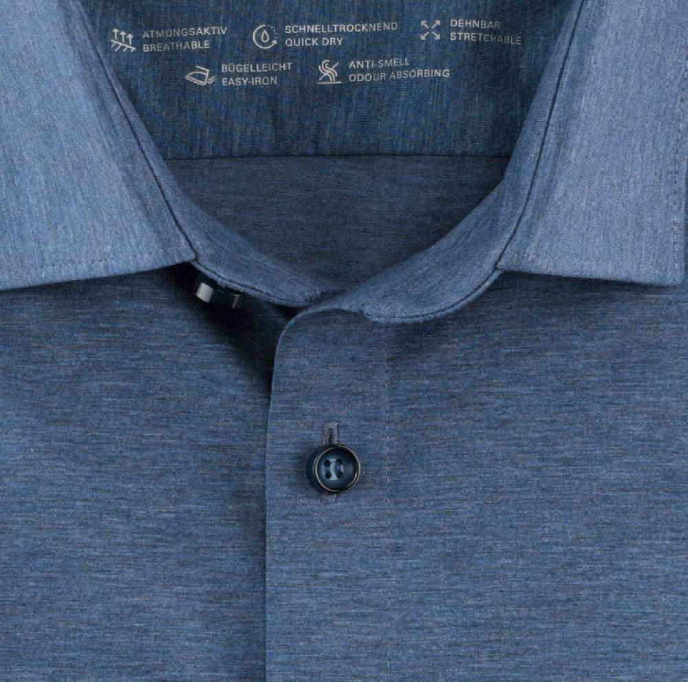 Olymp Camicia olymp azzurra in jersey super slim fit Negozi Online