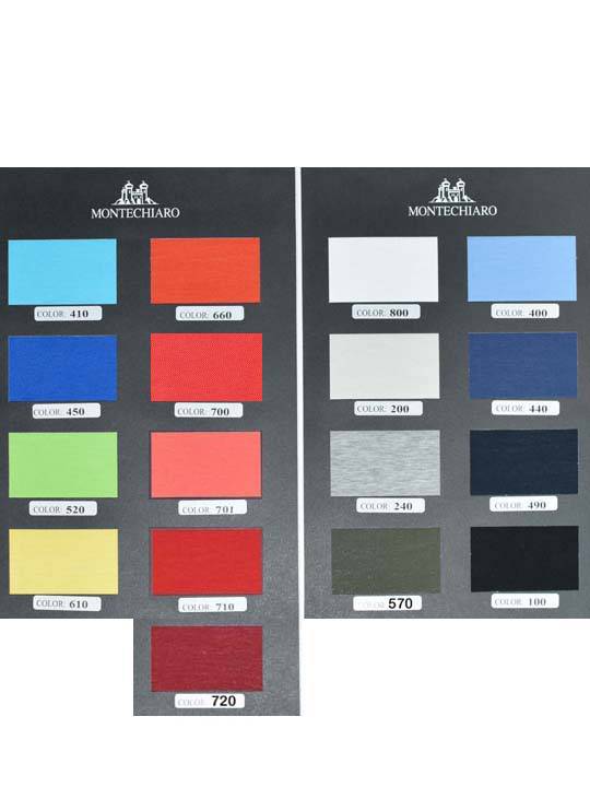 Montechiaro Polo manica corte montechiaro in filo di scozia con taschino Acquista Ora