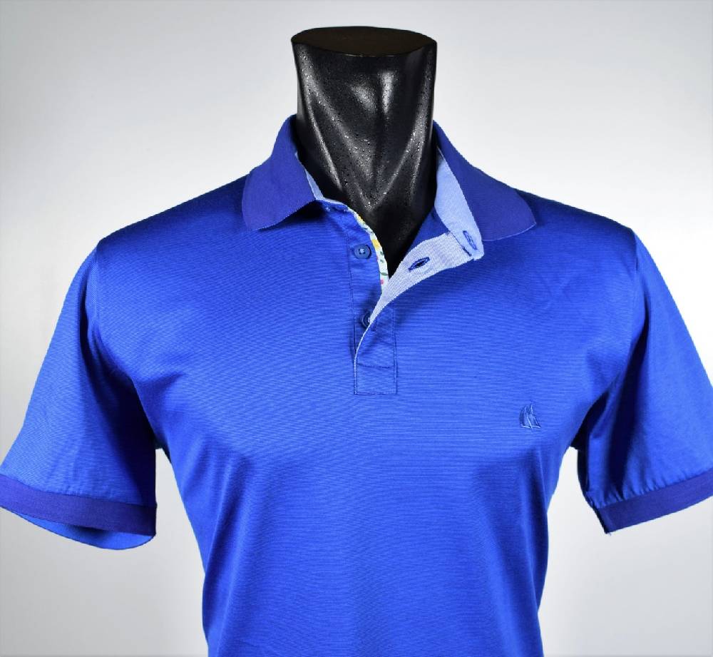 Vela Blu Polo vela blu azzurra in filo di scozia modern fit Fino Al -60%