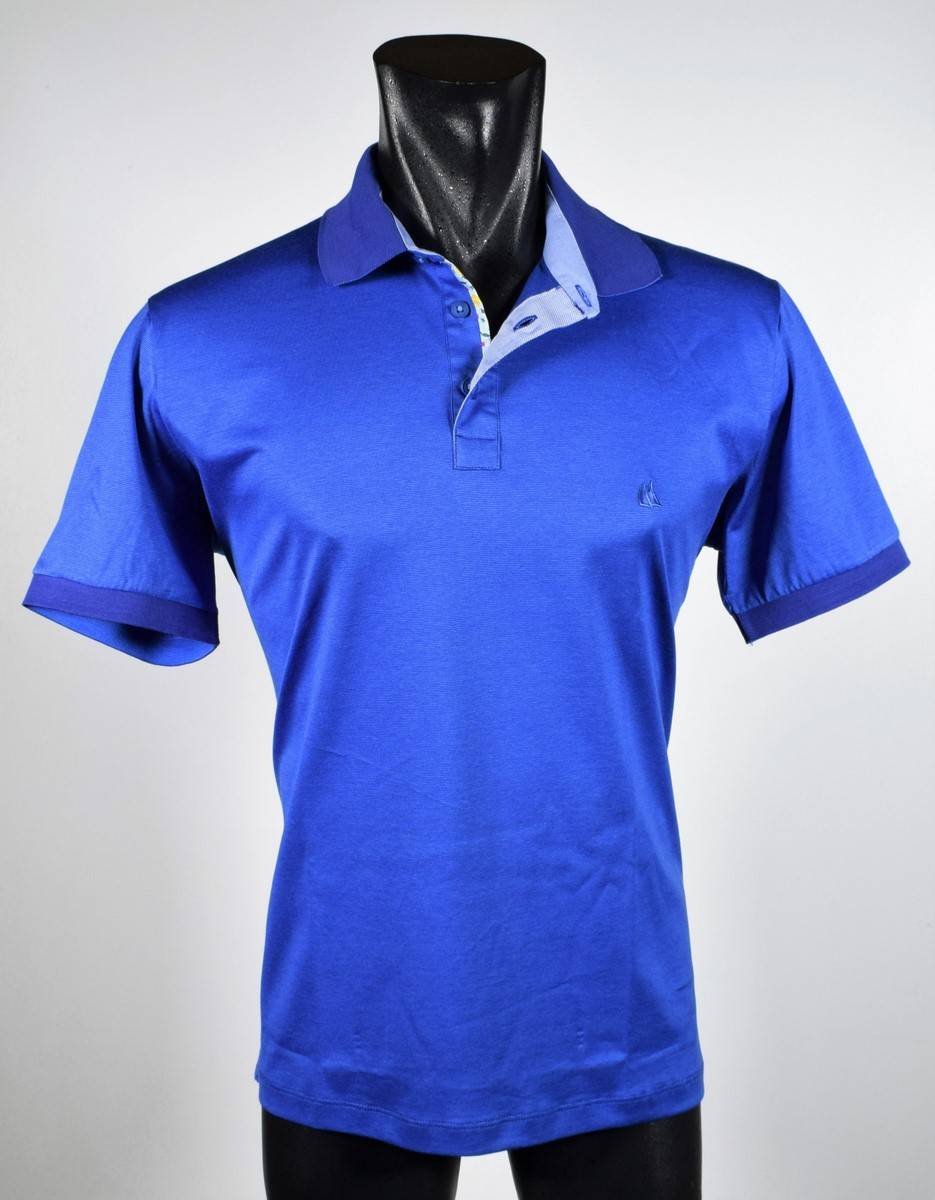 Vela Blu Polo vela blu azzurra in filo di scozia modern fit Fino Al -60%