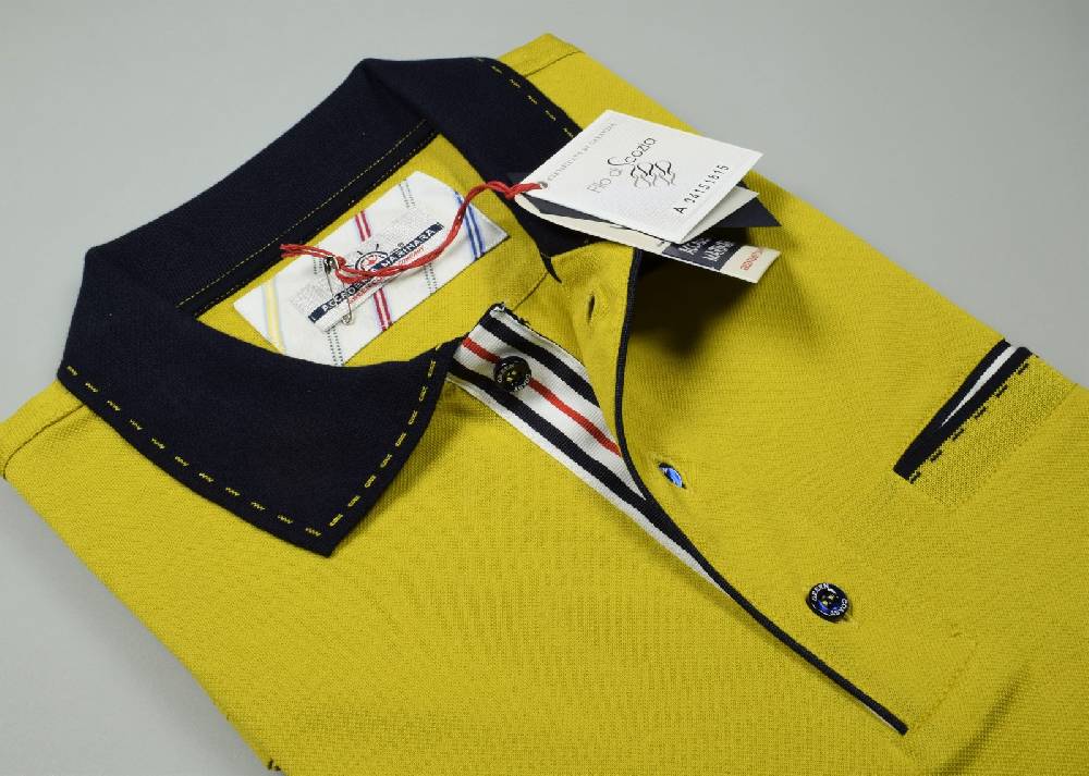 Green Coast Polo regular fit green coast in filo di scozia In Vendita