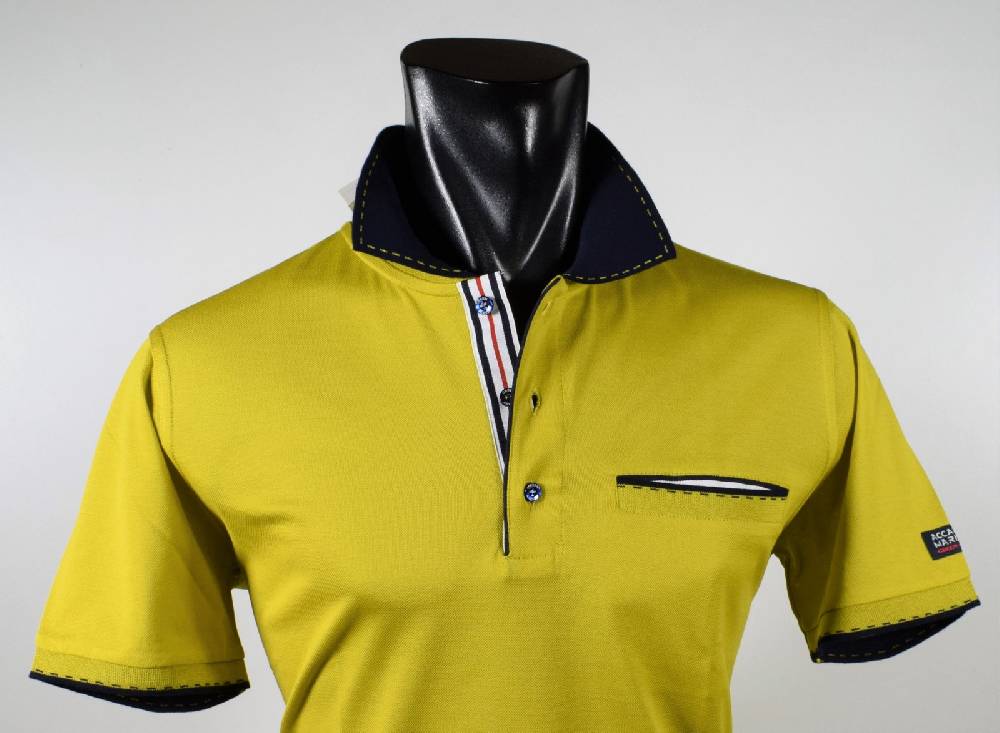 Green Coast Polo regular fit green coast in filo di scozia In Vendita