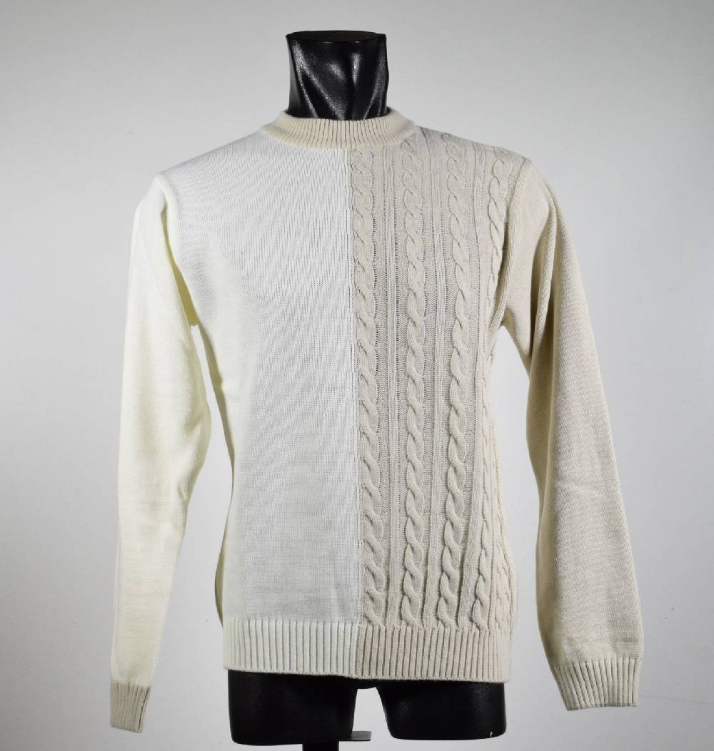 Manuel Garcia Lupetto beige e panna slim fit manuel garcia Shopping online